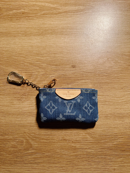 Denim keychain
