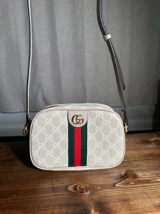Light striped purse