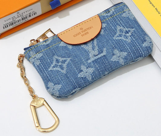 Denim keychain